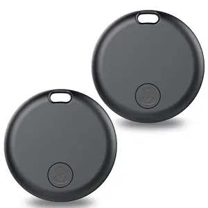 2pcs For Air Tracker Tag, 15m Range Locator, Key Finder Smart GPS Tracker Waterproof Wireless Bluetooth-compatible 5.0 Anti-Loss Device for Keys, Bags, Pets, Cats, Wallets Wireless Positioning Tracker Waterproof Tracking