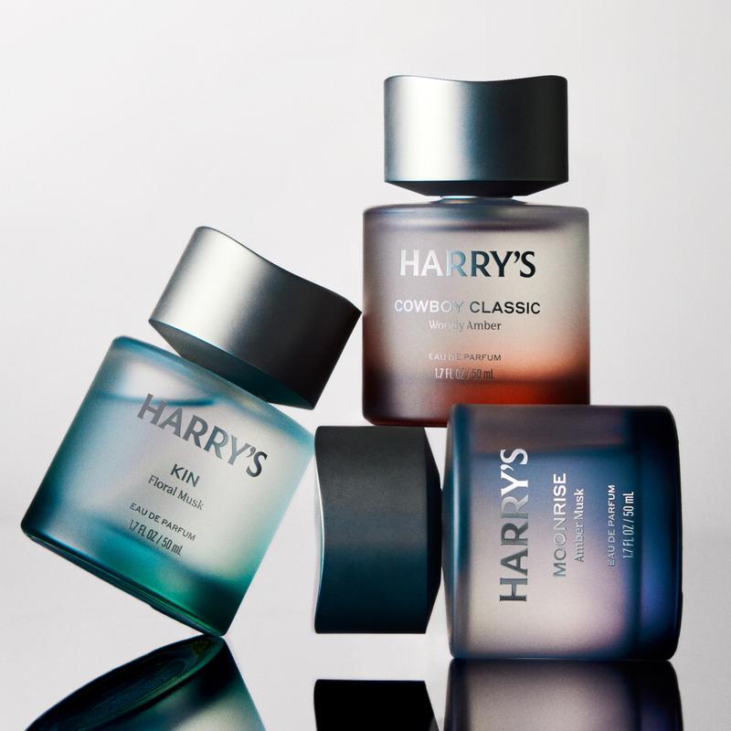 Harry's Cologne for Men - Long Lasting Fragrance 50ml, 3 New Scents: Kin, Moonrise, Cowboy Classic