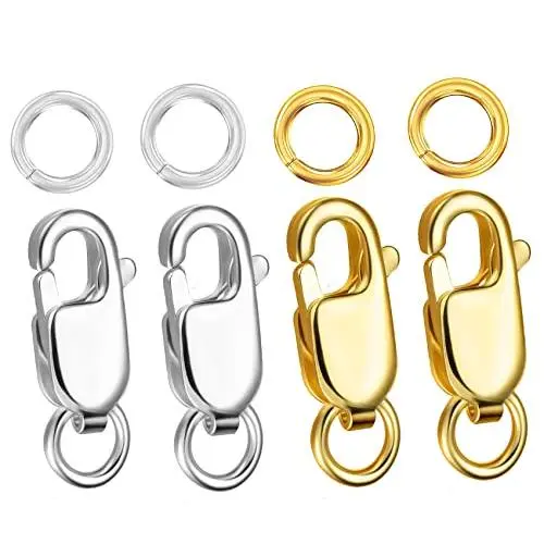 4pcs  Silver + Gold a