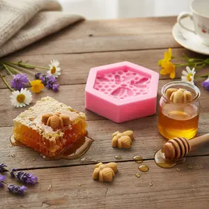 Bee Silicone Mold - Premium Soap & Bake Crafting