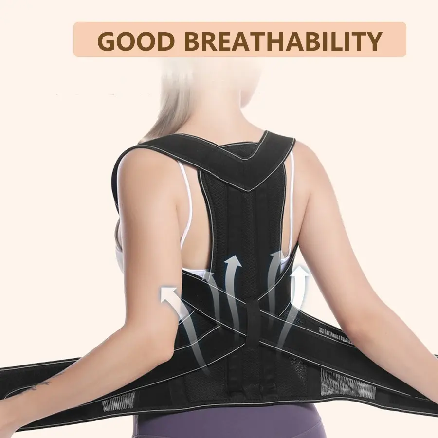 Adjustable Full Back Posture Corrector for Men and Women, Back Brace for Scoliosis & Hunchback, Comfortable Support Design, Breathable Back Straightener, Hunchback Aligner, Hunchback Orthotic