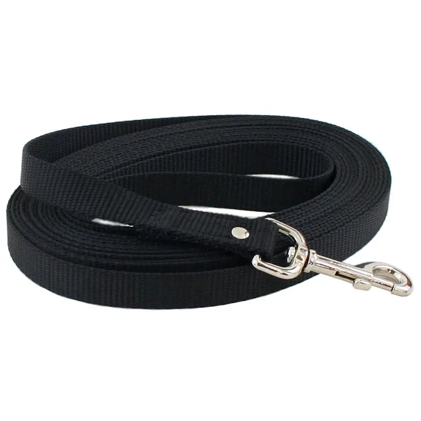 Black Nylon Training Lead - 30 ft