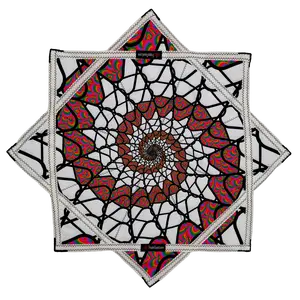 055.Dreamweaver Spiral Flowstar 26" (Uv-Reactive)