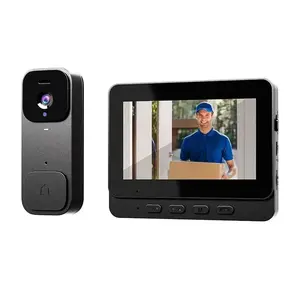 2026 X7 Video Doorbell — No Internet Required, No Fees Forever, HD Video Calling, Monitoring, Photo Capture, and Recording，bodycam