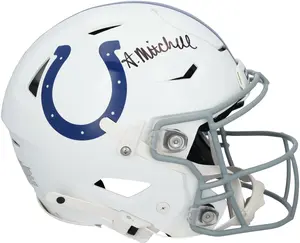 Adonai Mitchell Indianapolis Colts Autographed Riddell Speed Flex Authentic Helmet - Fanatics Authentic Certified