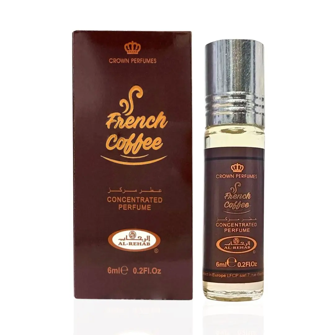 French Coffee Perfume Oil 6ML (0.2OZ) By Al Rehab French Coffee Perfume Oil 6ML (0.2OZ) By Al Rehab