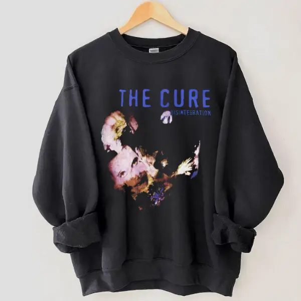 The Cure Band Shirt, 90s Vintage Rock Tee, Black Graphic Shirt, Fan Gift, Unisex Alternative Indie Rock T-Shirt