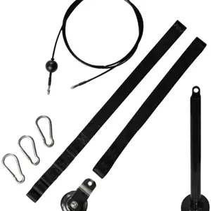 French Fitness Plate Loaded Pulldown Portable Cable Trainer Slinger (New)