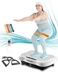 Vibration Plate,Power Vibrating Platform Full Body Workout,Home Gym Equipment with 120 Adjustable speeds,330 Lbs Capacity Vibrate Fitness Platform