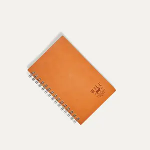 Small Leather Spiral Notebook