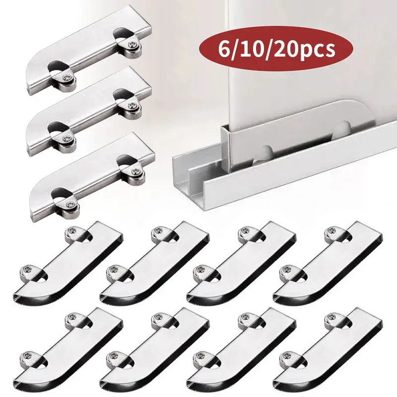 6/10/20pcs small pulleys, small glass sliding door pulleys, mobile rollers, hardware accessory clamp wheels, suitable for glass installation