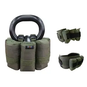 Soft Adjustable Kettlebell Set with Wrist Band & Belt for Enhanced Workout Support 2.5LB Weight Pouch Capacity Adjustable for Beginners & Experienced