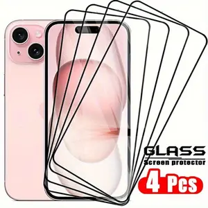 Protect Your iPhone 11 Pro Max Smartphone with 4-Piece Full Coverage Tempered Glass Screen Protector