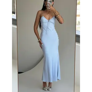 Emily Maxi Dress Blue