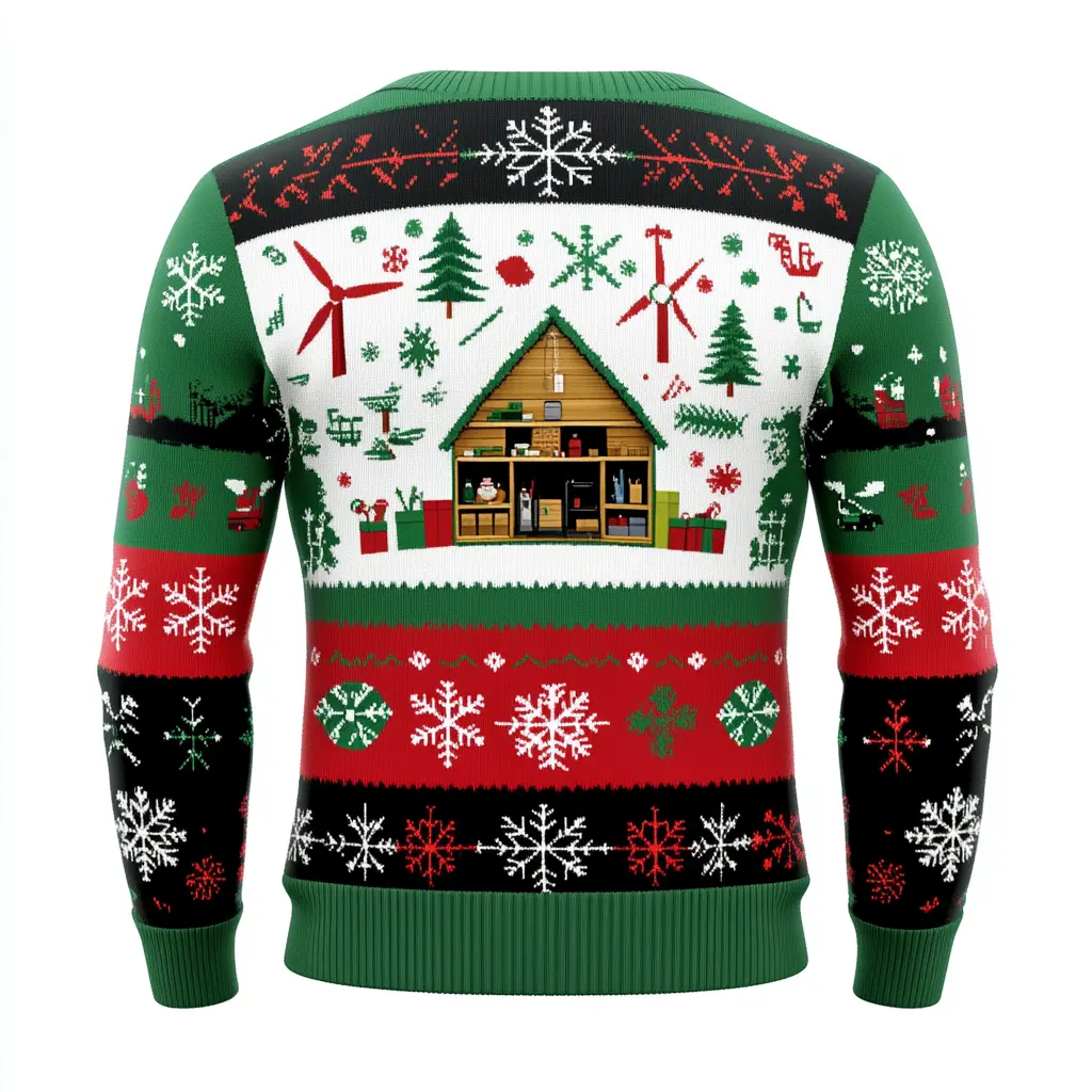 Spread Holiday Cheer with Santa's Ugly Christmas Sweater | Funny Themed Gift for Men, Women, Kids, & Families | Festive Wear for Parties