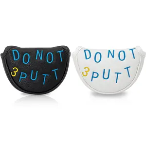 Sleek Minimalist Putter Head Cover, Protective Durable Gear for Golf Enthusiasts, Ideal for Practice Sessions & On-Course Matches, Golf Accessories