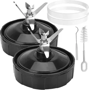 2 Packs Ninja Blender Replacement Parts, 7 Fins Ninja Blender  Replacement Compatible with BL480-30 BL482-30 BL490-30 BL640-30 BL642-30 BL682-30 BN401 BN751 BN801 BL2012 NN102