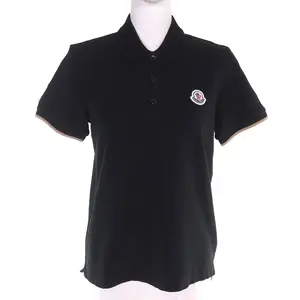 Pre-owned MONCLER Cotton Small Leather Goods Polo Shirt Top