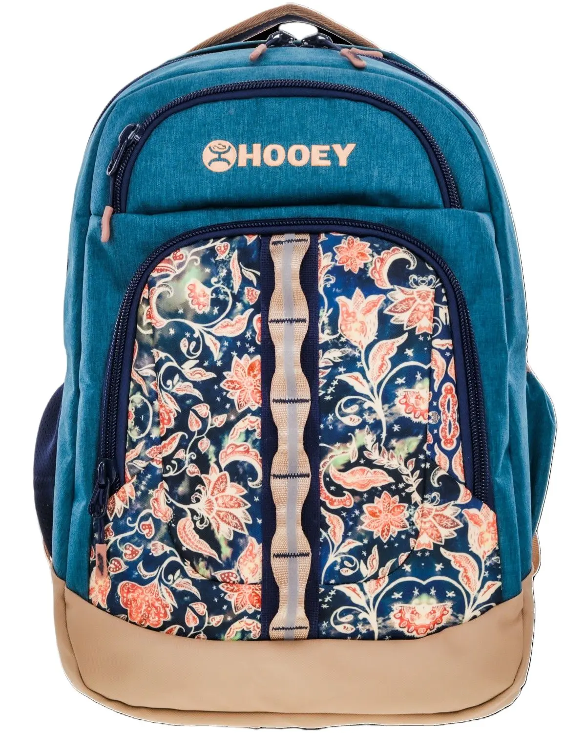 Hooey Unisex Ox Floral Print Backpack - Bp2603tlfl Hooey Unisex Ox Floral Print Backpack - Bp2603tlfl