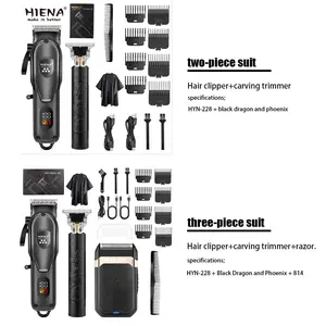 Men's Electric Shaver Set with Razor, USB Charging, LED Display, 7000 Rpm, Home Grooming and Salon, Men's Gift