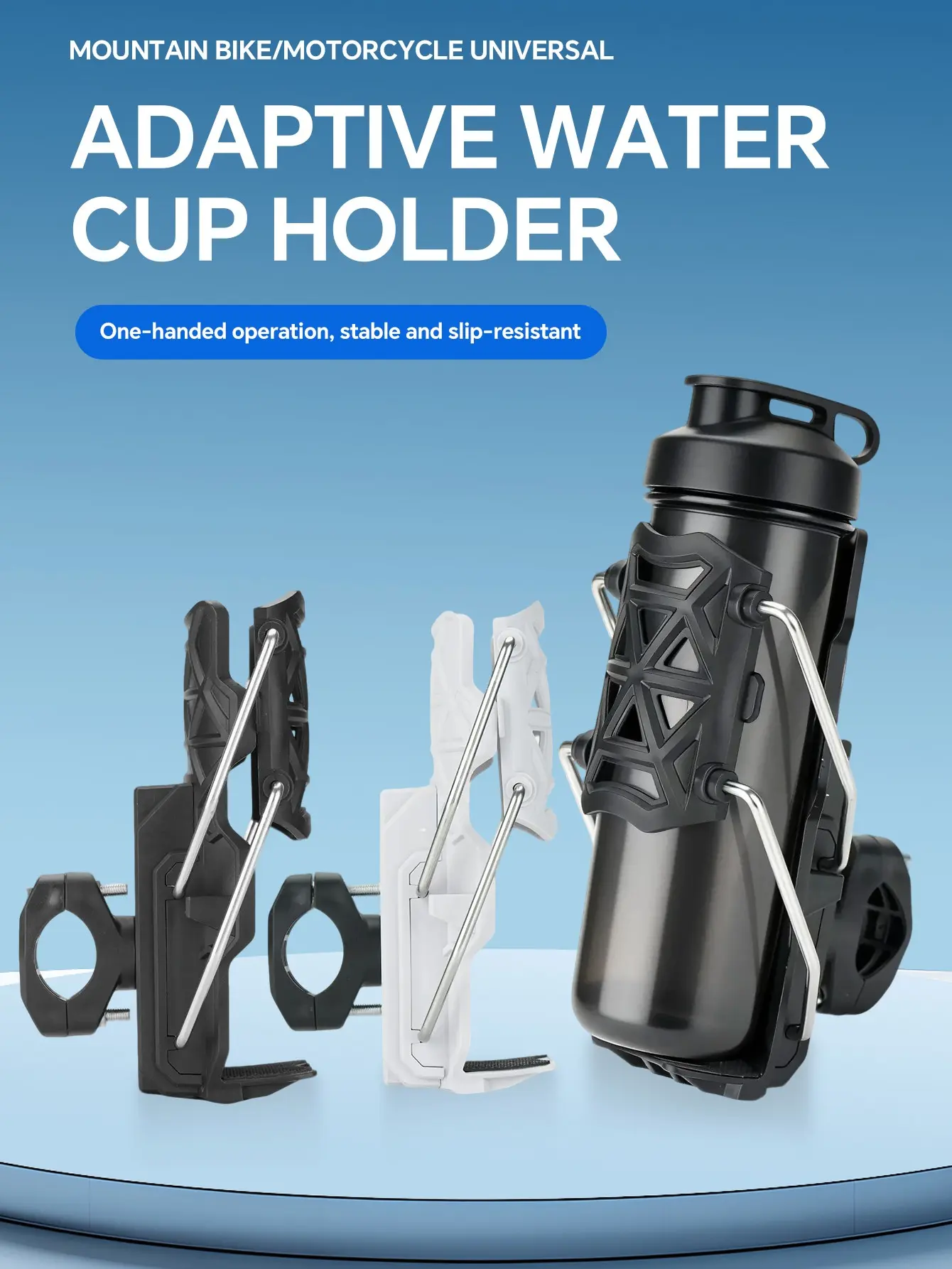 Tired of buying separate holders for your bike and motorcycle? This Universal Adaptive Water Bottle Holder is the ultimate 2-in-1 solution you didn’t know you needed!