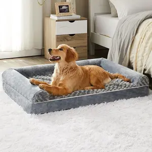 Plush Sofa Comfortable Detachable Dog Bed Universal Medium Large Pet Nest, Cozy and Soft Pet Lounger, Ideal for Dogs and Cats, Home