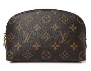 Pre-owned Louis Vuitton pvc Clutches & Wristlets Monogram Cosmetic Pouch 4000023340233