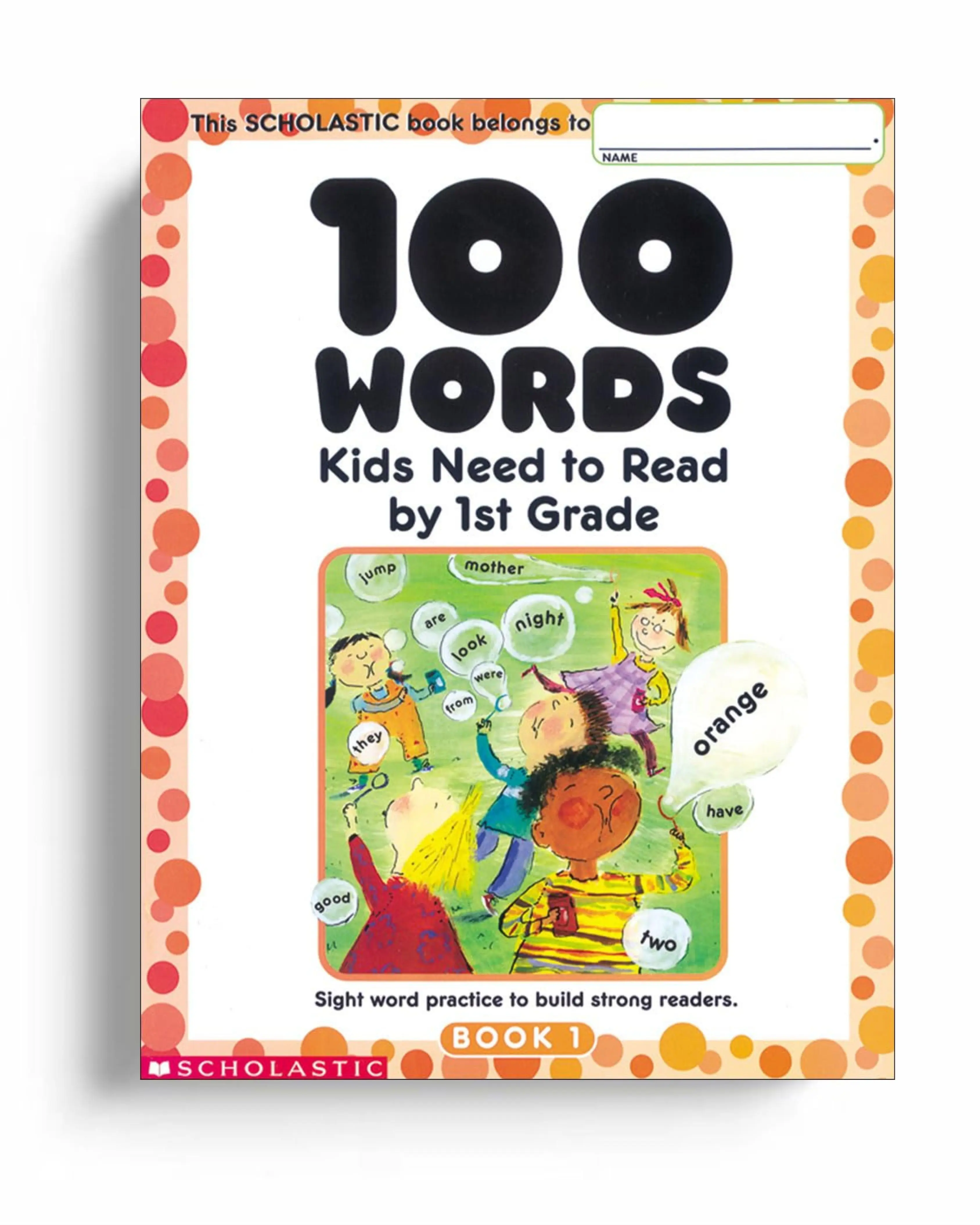 100 Sight Words Kids' Book - Soft Cover, Sight Word Practice, Fast Reading Learning, Reading Fluency, Education & Language Learning Resource