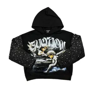 Fallen Angels Rhinestone Hoodie