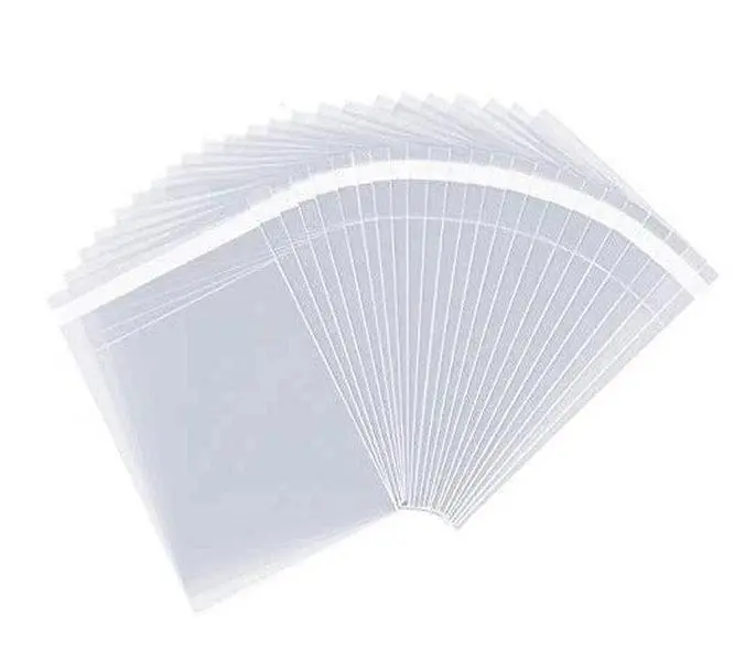 Clear Self Seal Cello Bags Size 5x7 Cellophane Packaging Supplies 100 Pack