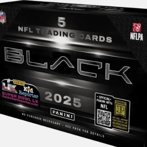 12 Black Football Hobby Box Full Case Pick Your Team