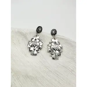 Brandy Aztec Buffalo Earrings