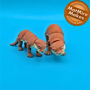 River Otter Flexible Miniature Figurine
