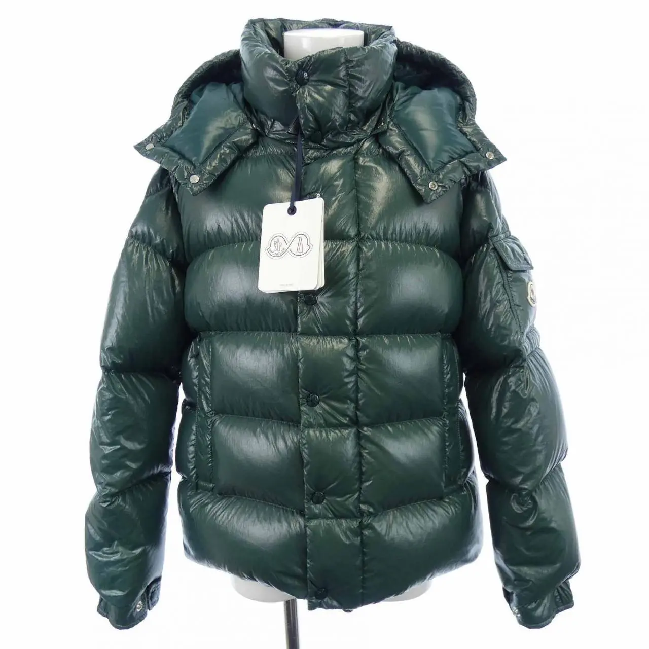 Pre-owned MONCLER Nylon Small Leather Goods Maya 70 Down Jacket