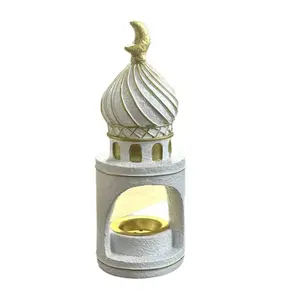 Middle Eastern Moon Castle Incense Burner, Ramadan Decor, Islamic Home Decor, Aromatherapy Ornament