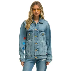 STOKED OVERSIZED CONCERT DENIM JACKET - VINTAGE