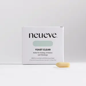 Yeast Clear, for Yeast Infection Symptoms, Relieves Burning, Itching & Discharge, with Olive leaf, Myrtle & Tea Tree Oil