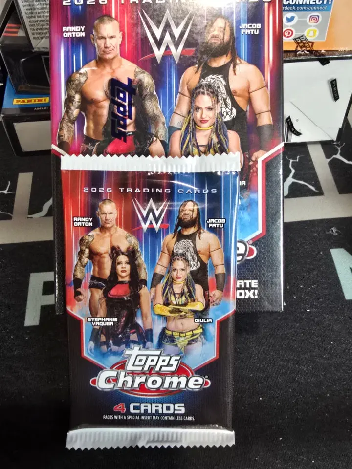 2025 WWE Topps Chrome Wrestling Blaster Pack