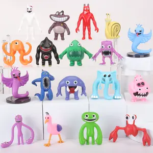 9pcs/set Garten of Banban Action Figure Toys PVC Game Nabnab Hunter Tim Silent Steve Plushies Dolls Children Birthday Gifts