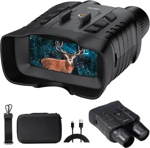 AKASO Seemor Night Vision Goggles,3280FT AI Full-Color 4K Night Vision Binoculars for Adults,16X Digital Zoom NVG Supports WiFi and App,2 Replaceable Batteries for Camping Hunting & Security, Birthday Gift