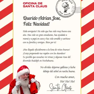 Personalized Letter from Santa