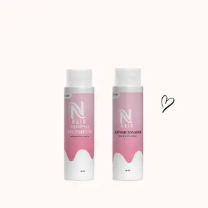 N Hair Shampoo & Conditioner Set for Healthy Hair Care - Cleanses & Nourishes with Purified Water - Ideal for Daily Use - Enhances Texture & Manageability