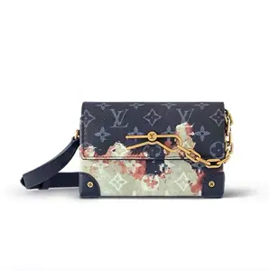 Pre-owned Louis Vuitton SS24 Pre Collection Bonfire Series Sunset Limited Edition Micro Steamer Messenger Box Bag, Microchipped【2604525】