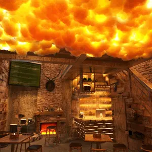 K-3D big cloud light, rgbic multicolor changing strip light with music sync for gaming room, home, bedroom, party-DIY- 22