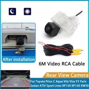 HD Backup Camera For Corolla Yaris Vios Verso Toyota Camry XV50 2012-2015, Car Rear View Parking Back Camera, Compatible Fit, Wide Angle, Dualis - Hardwired Convenience, High Definition Quality, ≤36V Operating Voltage, No Battery Required
