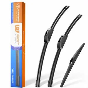 Toyota RAV4 2019-2024 Wiper Blades, Wowiper Premium All-Weather 26"+16"+12" Front and Rear Set (Pack of 3)