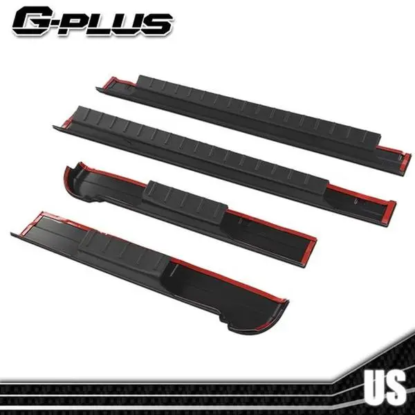 Fit For 07-13 Chevy Silverado 1500 Extended Cab Rocker Panels Protect Cover G-PLUS