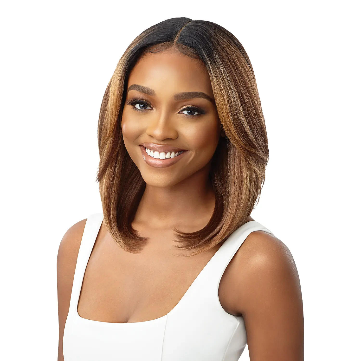 Outre EveryWear Every15 HD Lace Front Wig with Ear-to-Ear Transparent Lace, Realistic Illusion Hairline, High Heat Resistant Fiber, Hd Transparent Wigs