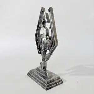 1pc, Dragon Resin Figurine from Skyrim, Measuring 17 Cm/6.69 Inches, Commemorative Statue, Unique Collectibles, Ideal for Birthdays, Halloween, Christmas, Or Any Other Celebration