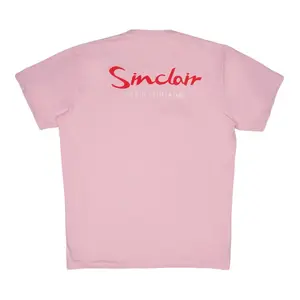 Sinclair Global Fontaine Beach Short Sleeve Tee Shirt Pink